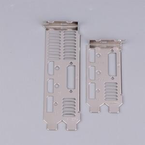 IO 쉴드 백플레이트 브래킷  GIGABYTE GTX730 750 1050Ti 1650 그래픽 카드 베젤 블랭크 배플 액세서리