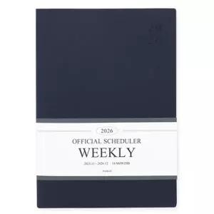 [셀러에이드]TBZ 인디고 다이어리 빅 위클리 스케줄러 네이비