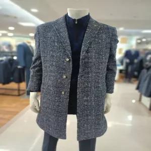 [피에르가르뎅]피에르가르뎅 플리츠프린트  패딩코트(PKCT1274B)