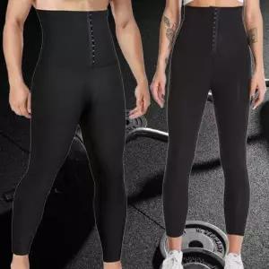 땀복 남녀공용 운동효과 트레이닝복 바지 코르셋 신축성 코르셋 극대화 탄탄한 좋은 3단
