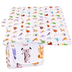 DFHY 야외 방수 피크닉 매트 접이식 및 가벼운 담요와 휴대용 가방(55 x70 ) - 해변 공원 캠핑 잔디 등을