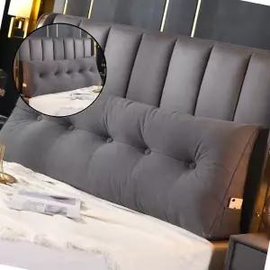 글로 침대 삼각 등받이쿠션 150cm 딥 그레이 등받이형