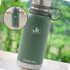글로 이중스텐 보온병 1L 다크그린 등산보온병