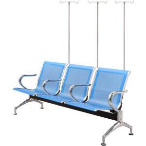 병원 의자 약국 벤치 미용실 실버그레이 공항 장의장 휴게실 소파 3인