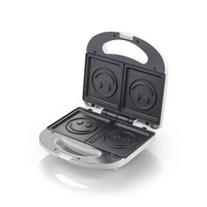 스마일 토스트기 그릴 레트로 2구 누르는 토스트만들기