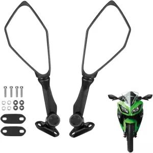 케미모토 닌자 300 미러 400 250 500 ZX6R EX300 ZX-6R 오토바이 백미러와 호환 가능