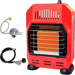 야외용 프로판 히터 12000BTU 휴대용 캠핑 히터에는 텐트 차고 파티오 RV(연료 미포함)를 위한 자동 점화