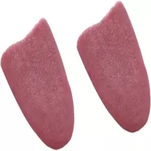 투스타오 2개 리얼한 가짜 혀 장난 마술 패션 처리 할로윈 마술사 소품 트릭 장난감 용품 키트 및 액세서리