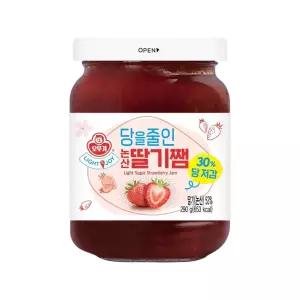 오뚜기 LIGHTJOY 당을줄인 논산딸기쨈 290G X 4개