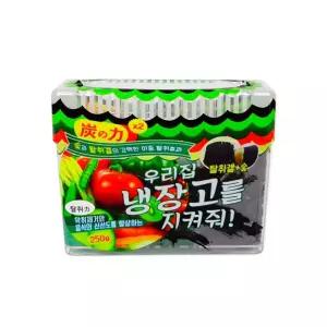 우리집 냉장고를 지켜줘 탈취제(냉장고용 250g) 탈취겔 숯 냄새제거 냉장고탈취제