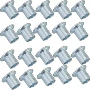 MEOTOT 16PCS 스테인리스 스틸 샤프트 홀더 스페이서 세트 6mm 인라인 액슬 개스킷 나사 교체 풀리