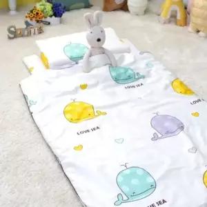 유아 어린이 라텍스 낮잠 이불 베개 가방 세트 GWM