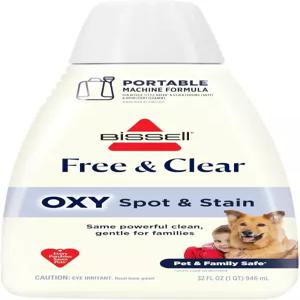 BISSELL 리틀 그린 펫 옥시 스팟 얼룩 프리 클리어 휴대용 딥 클리너 포뮬러 32 fl. oz 4310