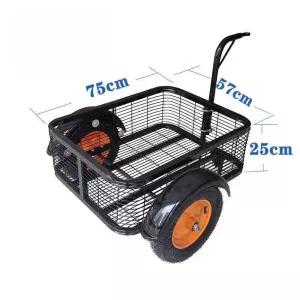 농업용 트레일러 오토바이 ATV 화물 운반기 적재함 견인 수레 후면 짐받이