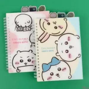 [문구] 캐릭터 인덱스 노트 스프링으로 된 연습장 두단 랜덤 치이카와