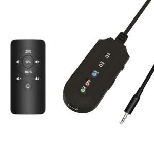 휴대용 보컬 리무버, 노래방 기기용 AI 지능형 실시간 음성 제거, 모든 3.5mm 스피커와 호환되는 블루투스 지원 수신기