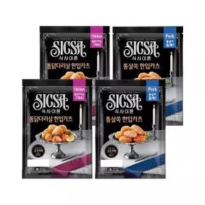 식사이론 통닭다리살 한입카츠330gx2개+통등심 한입카츠 돈까스330gx2개