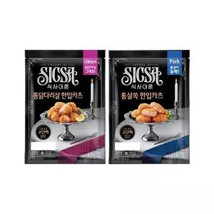 식사이론 통닭다리살 한입카츠330gx1개+통등심 한입카츠 돈까스330gx1개