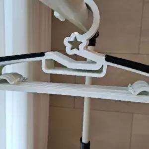 미끄럼 방지 어린이 옷걸이 유아 아동 키즈 의류 보관 논슬립 코팅 옷장 정리