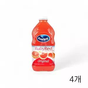 [우리집소싱] 오션스프레이 루비레드 자몽주스 1.89L X 4개 과일 우리집소싱