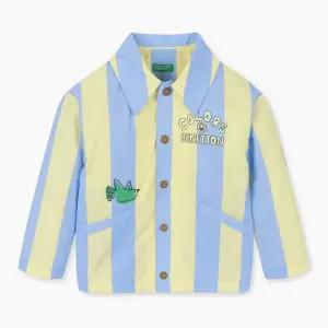 [백화점 정품] 베네통 키즈 컬러스코치셔츠 QAJP02411