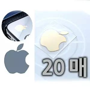 금박 전자파 차단 스티커 사과 애플모양 24k도금 20P 갤럭시폰 핸드폰