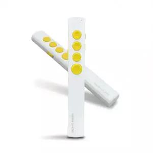 한개도 이니셜각인 무선 PPT 리모컨 프리젠터 레이저포인터 PPT110 화이트옐로우