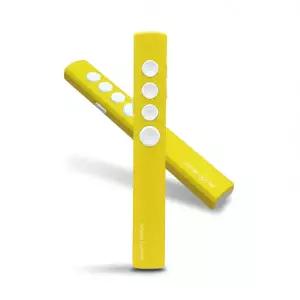 한개도 이니셜각인 무선 PPT 리모컨 프리젠터 레이저포인터 PPT110 옐로우