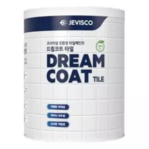 제비스코 드림코트 타일 화이트0.9L 타일페인트