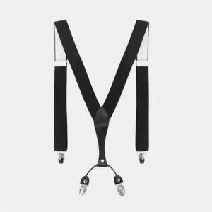 클래식 캐주얼 정장 양복 서스펜더 바코드블랙 더블레더 남성 군용 [fFKMOXR]