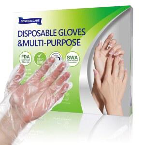일회용 장갑 100개 파라핀 목욕 장갑용 PE 라이너 및 커버 요리 청소 공예를 위한 안전 텍스처 그립