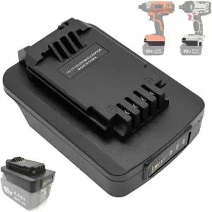 마키타 18V 리튬 이온 배터리를 블랙+데커 20V LBXR20 LBX20 배터리로 변환하고 포터 케이블 PCC685L