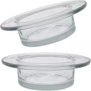 2피스 교체용 향이 나는 트레이 고온 유리 접시 워머 및 오일 디퓨저 에센셜