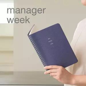 스토어-지유 (패키지손상) 2026 위클리 플래너 커스터드 옐로우 스프링다이어리