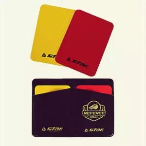 카드 용 수첩형 스타스포츠 레드 심판 옐로 XWFH24C8
