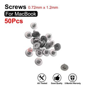 50 개/몫 macbook 호환 A1706 A1989 A2485 A1932 A2337 A2141 키보드 나사 0.72mm x 1.2mm 범용 수리 부품