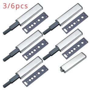 캐비닛용 마그네틱 푸시 래치  투 오픈 하드웨어 터치 가정용 가구용 주방 문짝 6 팩