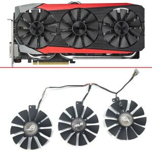 GPU 냉각 VGA 쿨러 그래픽 gtx1080 gtx980ti 선풍기  ASUS호환 STRIX GTX 1080/980Ti/1060/1070 비디오 카