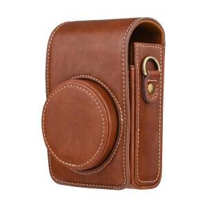 카메라 가죽 하프 케이스휴대용 카메라 케이스 커버 운반 가방, PU 숄더 소니 RX100 II 리코 색상