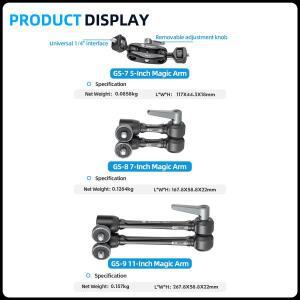 카메라 핫슈 조명 어댑터포토프로 유니버설 매직암 1/4인치 나사 조절식 (삼각대, LED