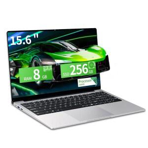 15.6인치 게이밍 노트북, N4000 프로세서, 8GB RAM 256GB SSD, 노트북 컴퓨터 1920x1080 디스플레이, WiF5, 미니 HDMI, 윈 11 프로, 학생,