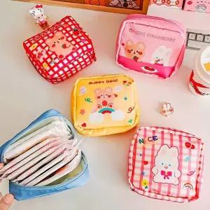 파우치 동전지갑 동물파우치 생리대파우치 귀여운파우치 화장품 손가방 동물 주머니 5color