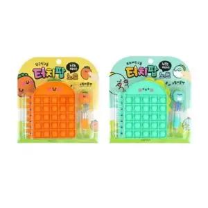 [문구] 공책 메모 연습장 터치팝 팝잇 노트 핑크풋 필기 스프링노트 줄노트 유선 종합장 스프링줄