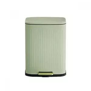 심플디자인 무소음 위생 페달 휴지통 스테인리스 밀폐 뚜껑 쓰레기통