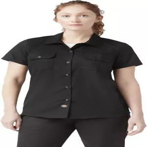 디키스 여성 반팔 워크 셔츠