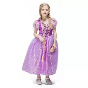 캐릭터복장 할로윈 라푼젤 A형 드레스 코스튬 여아 캐릭터 공주옷