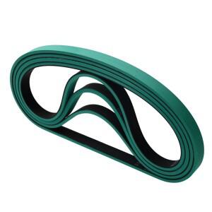 폴더 접이식 기계용 내마모성 고무 컨베이어 벨트 8.0mm 두께 글루어 피더