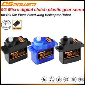 DSPOWER 9g 마이크로 디지털 클러치 코어 모터 RC 자동차 비행기 고정익 헬리콥터 로봇 SCX24 K969 Traxxas