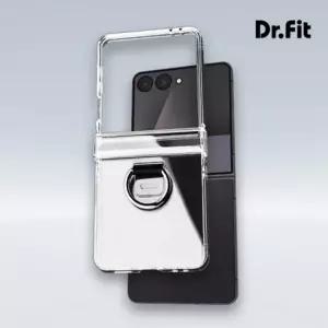 크리스탈링케이스 범퍼 갤럭시Z플립7 힌지 F766 크리스탈 닥터핏 케이스 링 보호