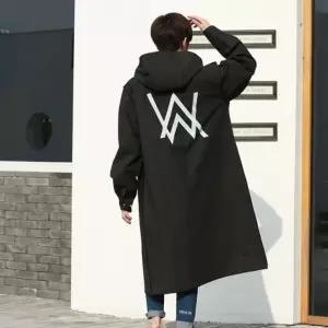 코트 형 EVA 라이더 방수 레인 판초우의 롱 패션우비 낚시용 성인비옷